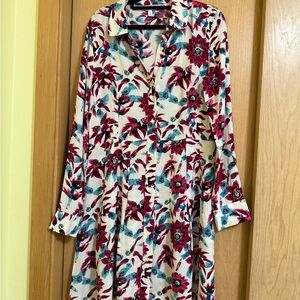 & Other Stories Multicolor Floral Long Sleeve Dress